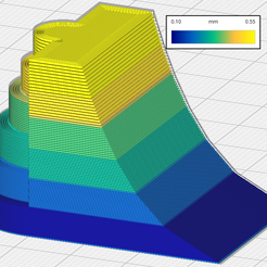 layer_height.png Archivo STL gratis Prueba de altura de capa (boquilla de 0,6 mm)・Plan imprimible en 3D para descargar