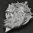 eagle 2.jpg eagle pendant Jewelry medallion 3D print model