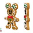 Gingerbread-Mickey-and-pendant-4.jpg Christmas Gingerbread Mickey and Pendant 3D Printable Model