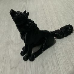 Волк - Flexi Articulated Animal (печать на месте, без опор)