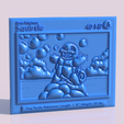 Squirtle-v1.png Squirtle Bubble Attack - Pokémon 3D Card + Picture