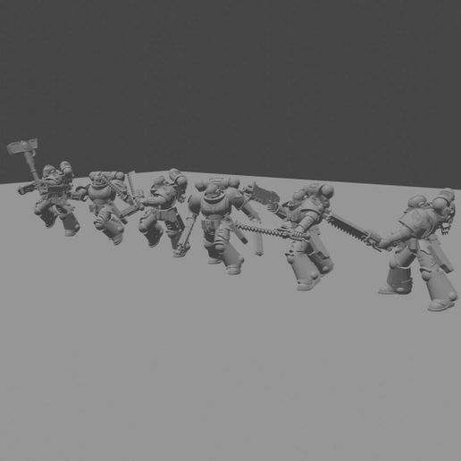 Blood Angel Intercessor (v1.00) 3D model