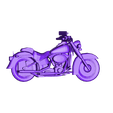 3333.stl moto harley davidson motociclista