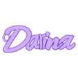 Darina_keychain.stl Darina keychain