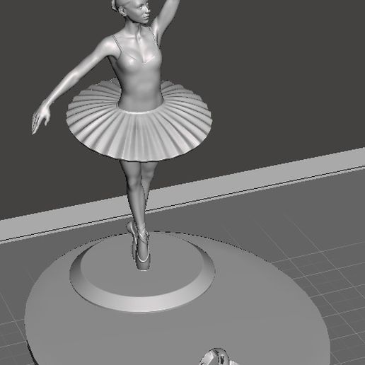 Bailarina1.jpg Free STL file Ballet Dancer cell phone holder・3D printable model to download, CMPereira
