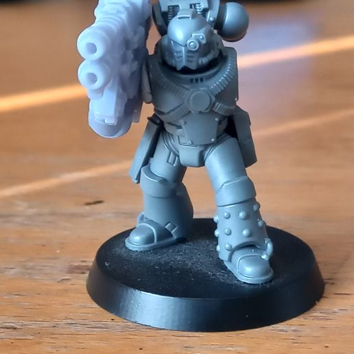 Pistolet à barbeque à épaulement lourd du chevalier de l'espace