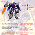Flyer-web-2.png Part 1: Forearm gap fillers. Fall of the bad comedian Upgrade kit.  For Titan returns Galvatron.