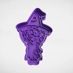 push-diseño.png Archivo 3D Chloe Bruja De bluey cartoon・Modelo de impresora 3D para descargar