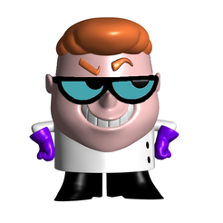 dexter1.png Бесплатный STL файл DEXTER'S LABORATORY- DEXTER'S LABORATORY・План 3D-печати для скачивания