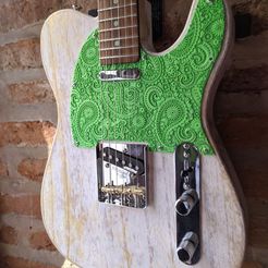 photo1655579323.jpeg STL-Datei Fender Telecaster Schlagbrett Paisley Muster・3D-druckbare Vorlage zum herunterladen, gusca