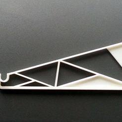 2016-04-08_15.30.34.jpg Archivo STL gratuito Soporte de estante de filamento ( 17g de peso, hasta 4,5 kg )・Idea de impresión 3D para descargar