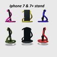 Iphone 7 & 7+ stand LA Snake phone holder - Stand - Iphone 7&7+