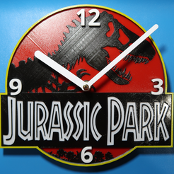 IMG_1495.png Archivo STL Reloj Parque Jurasico・Objeto imprimible en 3D para descargar