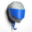 14.jpg HelmetHook ( AGV Motorcycle Helmet key holder with Auto-Opening Visor)
