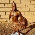 20180807_080916.jpg Free 3D file Gladiator by Redxvb - Smoothed and sliced (Choice of sword or Flail)・3D printer design to download