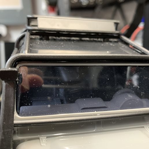 Decoración Interior De Coche RC Para TRX4M Defender 1/18 – Salpicadero, Asientos Y Volante, En Plástico Negro, Mejora El Realismo