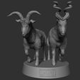 Preview09.jpg Thor s Goats - Thor Love and Thunder 3D print model