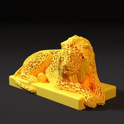 10000.jpg Archivo 3D Figurita de león・Objeto para impresora 3D para descargar, zalesov