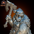 gkjkjh.png Savage Boar Warlord - Bête fantastique blindée avec hache et bouclier