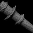 03.jpg 3D PRINTABLE MEDIEVAL BAT CLUB WEAPON ACCESORY