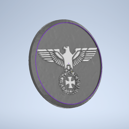 German eagle with Iron Cross