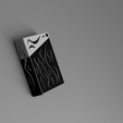 portable business card holder black and white.png STL-Datei portable business card holder kostenlos herunterladen • 3D-Drucker-Design, blandiant