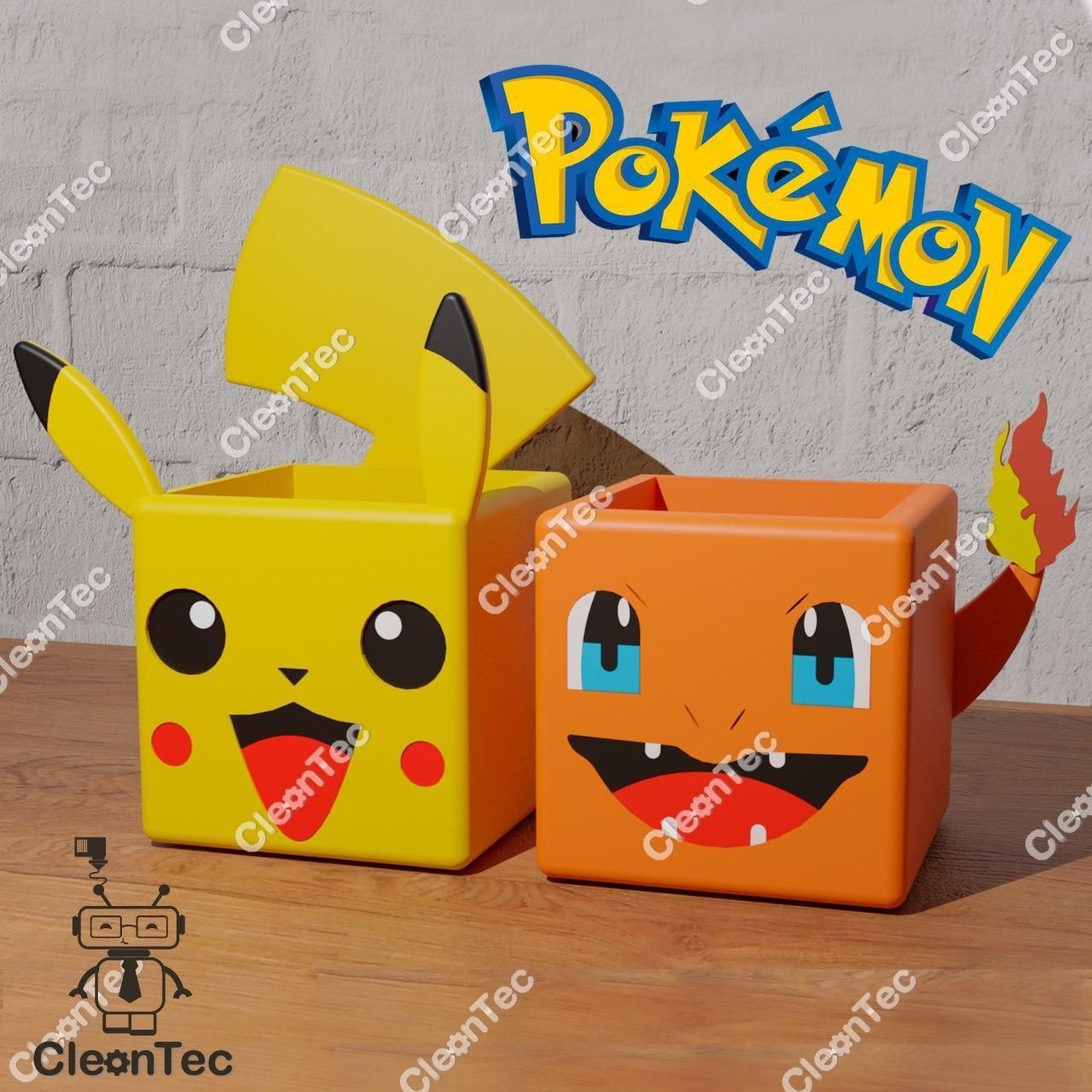 3D file Pack 7 Pokémon Pots /Pack 7 Pokémon Pots・Model to download and ...