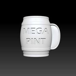 MEGAPINT.jpg STL file BEER JAR - MOLD BATH BOMB, SOLID SHAMPOO・3D printing idea to download, pachecolilium
