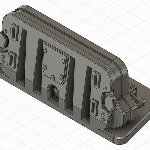 Shield barricade inspired Fallout for wargames - 3D model önizlemesi