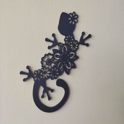 346163496_958465238635006_8648509833920202385_n.jpg STL file Cute lizard flower・Template to download and 3D print