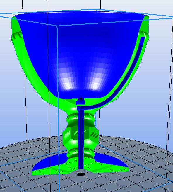 vue en coupe .PNG Download free STL file Small cup of Pythagoras • 3D print model, Yvius
