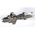 Vaisseau 4 vue 3.png 3D file Spacecraft No. 4・3D printer model to download