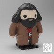 SQHAGRID (2).png STL-Datei Harry Potter's Rubeus Hagrid kostenlos・3D-Druckvorlage zum Herunterladen