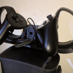 Touch_Cradle.jpg Free STL file Oculus Touch Cradle with Remote Slot・3D printable design to download, SodaPopin5ki