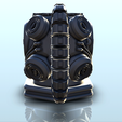 36.png Futuristic cyborg dice mug (6) - Holder Beer Can Storage Container Tower Soda Box DnD RPG Boardgame 33cl 25cl 12oz 16oz 50cl Beverage W40k 40 000 SciFi Futuristic
