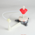 2.png Бесплатный STL файл Universal stand-alone filament spool holder (Fully 3D-printable)・Дизайн 3D принтера для загрузки
