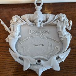 Disney Pirates of the Caribbean 3D Printable Plaque