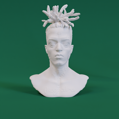 1.png Fichier STL XXXTentacion - Version 2・Objet imprimable en 3D à télécharger