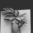 6-ZBrush-Document.jpg GIRL PLAYING THE VIOLIN-WAll art statue