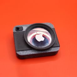 IMG_3590.jpg Free 3MF file Photo Camera AirTag Holder・3D printer design to download, twothingies