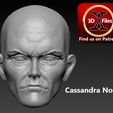 Cassandra-1-cgtrader.jpg HotToys X-MEN Action Figure Head sculpt 1:6th scale - Cassandra Nova