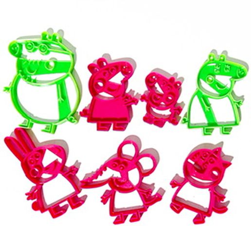 Peppa Family Cutters 3D model