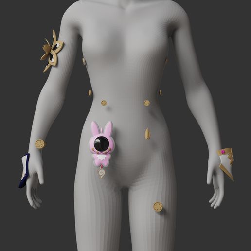 Evanescia Accessories - Honkai Star Rail