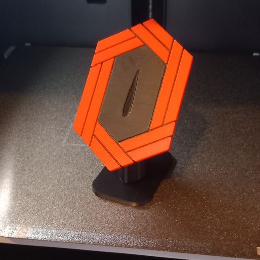 Demon Slayer Giyu Tsuba / Sword Guard Plaque Display Piece