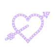 Heart 2 Full.stl Pixel Heart-Arrow