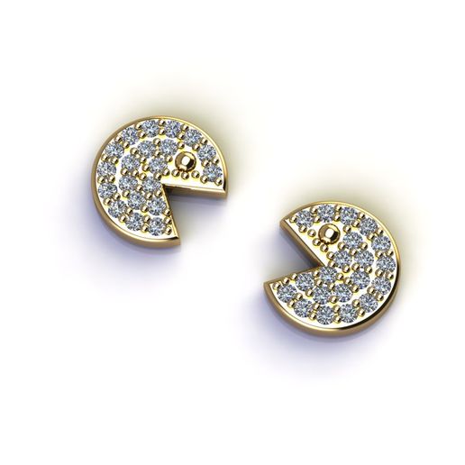 Kid Earrings  3dm with stl files 3D print model 3D model