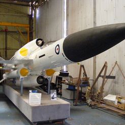 1280px-Bloodhound_missile_-_Parafield.jpg Free STL file Bristol Bloodhound SAM 1/76 scale・3D printer model to download