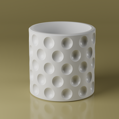 3D-Planter-Pot-20_1.png Файл STL 3D горшок для растений 20 - точечный горшок・3D-печатная модель для загрузки