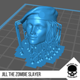 14.png Jill The Zombie Slayer Head for 6 inch action figures