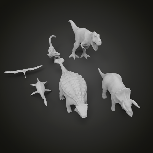 untitled.338.png Fichier STL gratuit Dino pack・Plan pour imprimante 3D à télécharger, Boris3dStudio